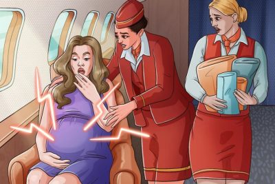 Điều gì xảy ra nếu một người phụ nữ sinh con trên máy bay?