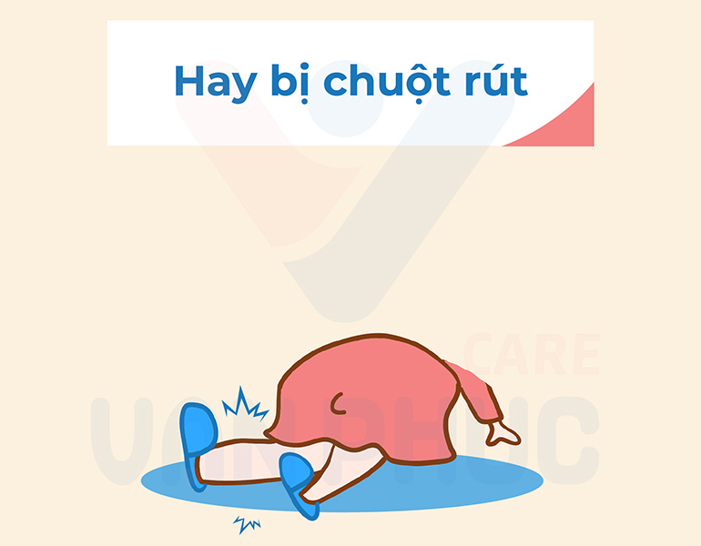 Dấu hiệu có thai: Chuột rút