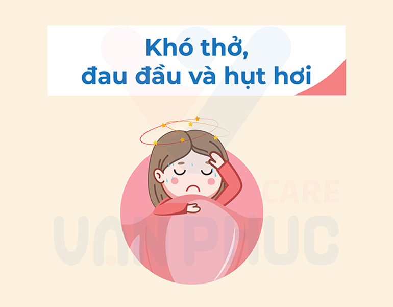 Dấu hiệu có thai: Khó thở, hụt hơi