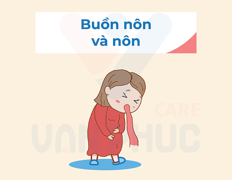 Dấu hiệu có thai: Buồn nôn và nôn