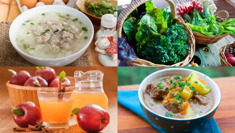 Gợi ý thực đơn cho mẹ bầu