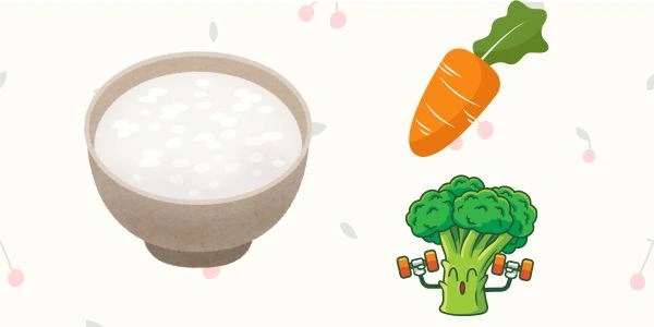 Hình minh họa món ăn dặm ngày 1