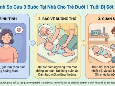 Hướng Dẫn Cách Xử Lý Khi Trẻ Dưới 1 Tuổi Sốt Co Giật